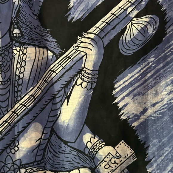 Blue Goddess Tapestry Batik - Picture 11 of 16